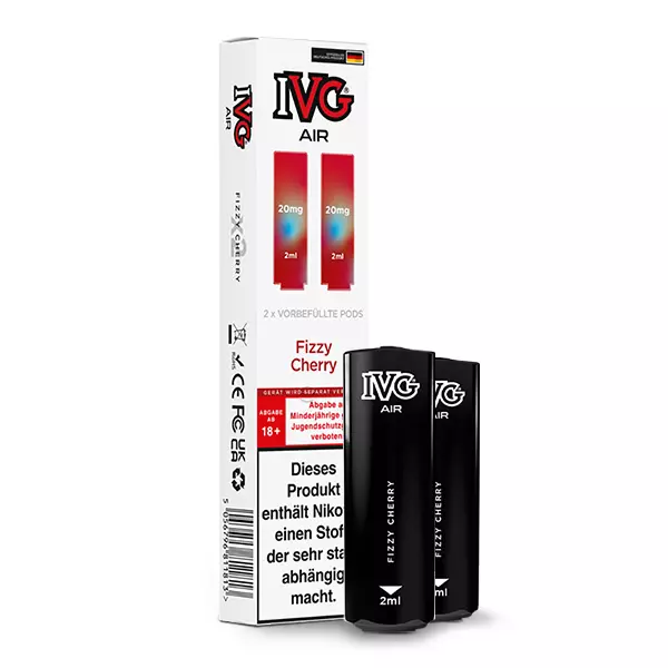 2x IVG Air Prefilled Pod - Fizzy Cherry - 20mg/ml