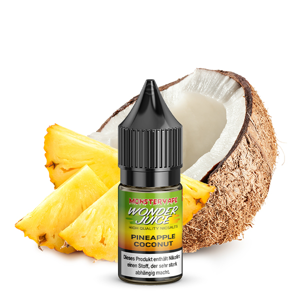 Wonderjuice Pineapple Coconut - 10ml Nikotinsalz-Liquid