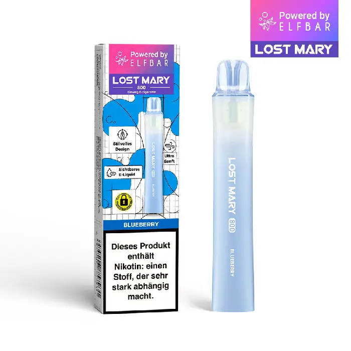 Lost Mary - 800 Einweg E-Zigarette - Blueberry