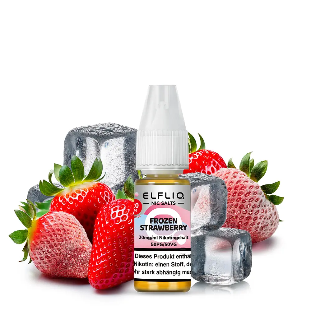 Elfliq Frozen Strawberry - 10ml Nikotinsalz-Liquid