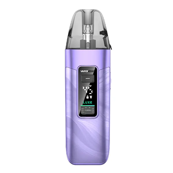 Vaporesso Luxe X3 Pod Kit in Lila-Violett, Pod-System mit Display und transparentem Pod