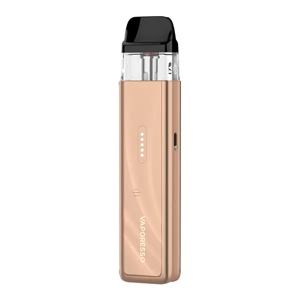 vaporesso-xross-6-mini-kit-2.jpg Vaporesso XROS 6 Mini Pod Kit in Champagner-Gold, kompaktes Pod-System Seitenansicht