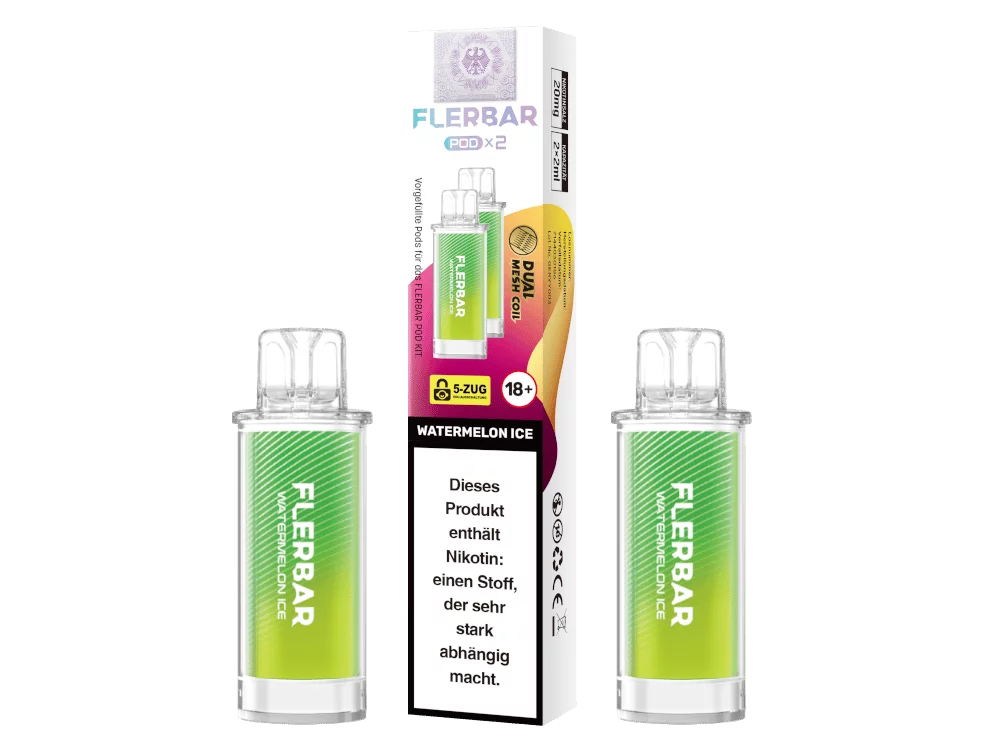 2x Flerbar - Prefilled Pod - Watermelon Ice