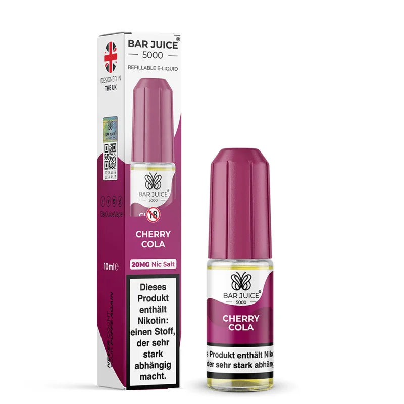 BAJ233_800x800.png?ts=1763984468 Bar Juice 5000 Cherry Cola Nikotinsalz-Liquid 10ml – lila Flasche mit Umverpackung