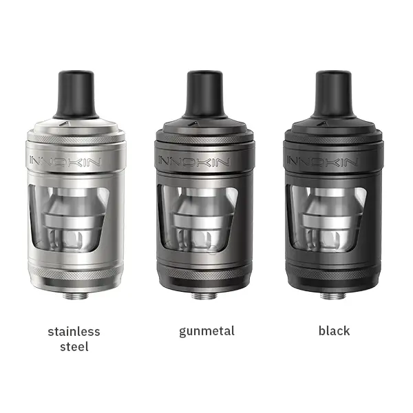 Innokin Zenith 2 Pro Tankverdampfer in drei Farben: Stainless Steel, Gunmetal und Schwarz