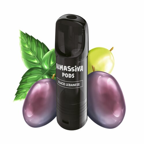 2x Al Massiva Prefilled Pods - Black Lebanese - 17mg/ml 2x Al Massiva Prefilled Pods - Black Lebanese - 17mg/ml