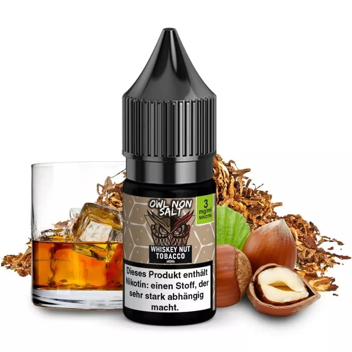 OWL Non-Salt - Whiskey Nut Tobacco - 10ml Liquid