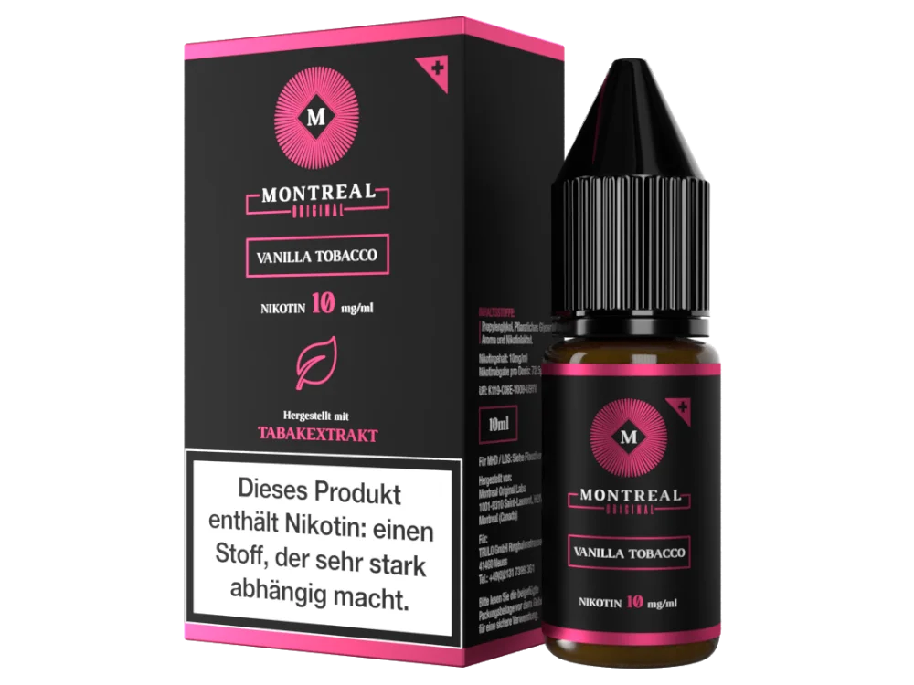 Montreal - Vanilla Tobacco - 10ml Nikotinsalz-Liquid