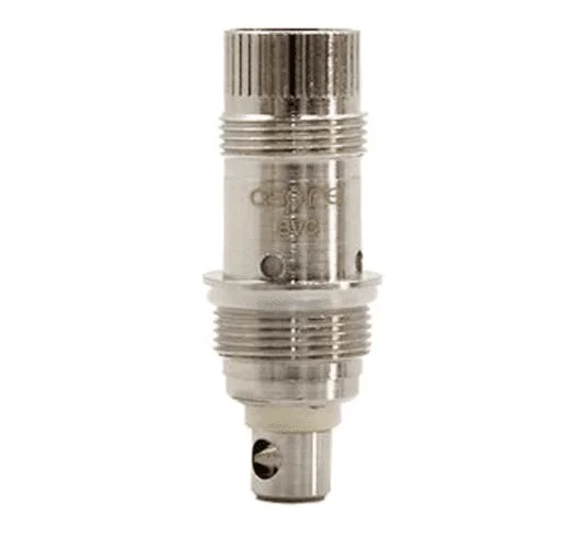 Aspire Nautilus BVC Verdampferkopf einzeln, silberner Coil in Seitenansicht freigestellt