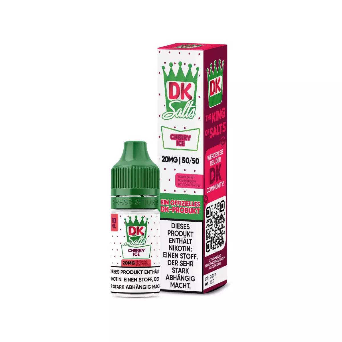 DK Salze - Cherry Ice - 10ml Nikotinsalz Liquid