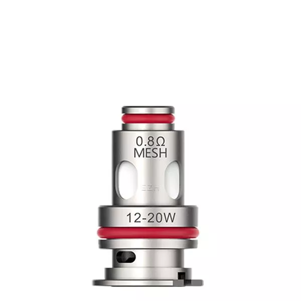 Vaporesso GTX Mesh Verdampferkopf 0,8 Ohm, 12–20W – einzelner Coil in Silber-Rot