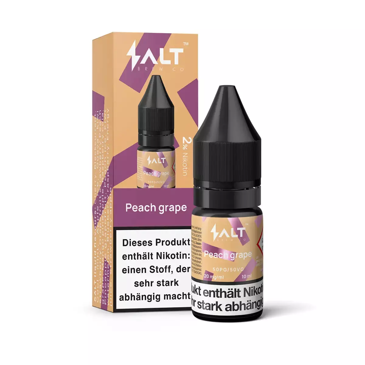 Peach Grape - 10ml Nikotinsalz-Liquid Peach Grape - 10ml Nikotinsalz-Liquid