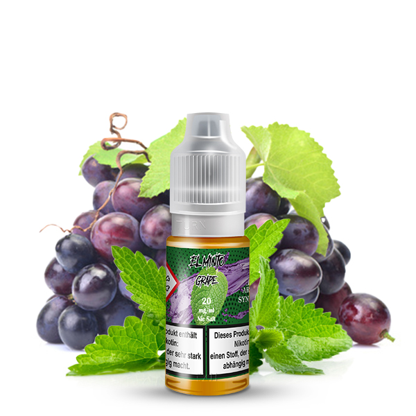 El Minto Grape - 10ml Nikotinsalz-Liquid 20mg/ml