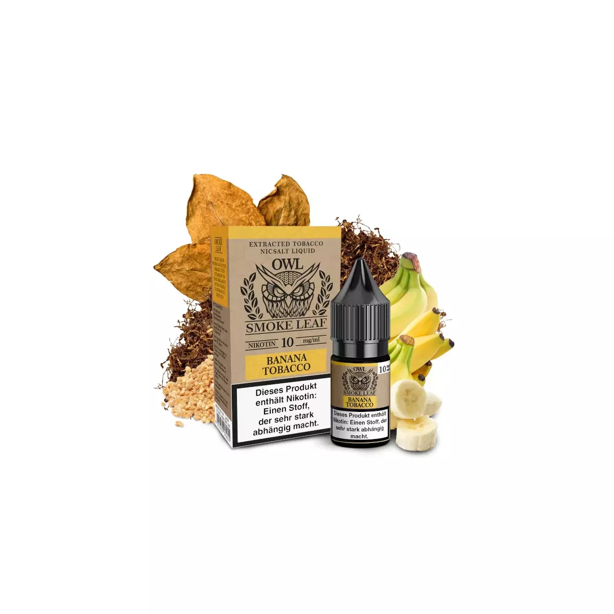 Smoke Leaf - Banana Tobacco - 10ml Nikotinsalz Liquid