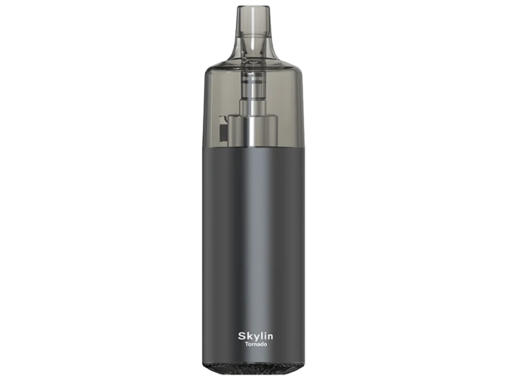 GOBAR Tornado Skylin E-Zigaretten-Set in Dunkelgrau, schlanke Pod-Mod-Bauform