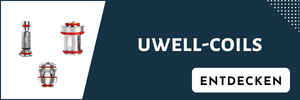 Ersatz-Verdampferköpfe der Marke Uwell.