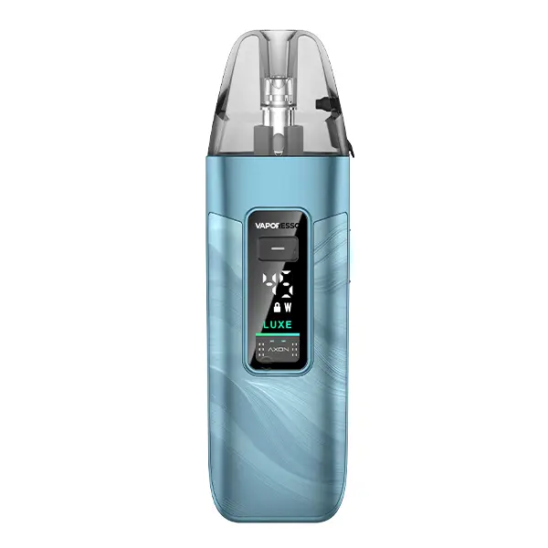 Vaporesso Luxe X3 Pod Kit in Blau – schlankes Pod-System mit Display und transparentem Pod-Tank