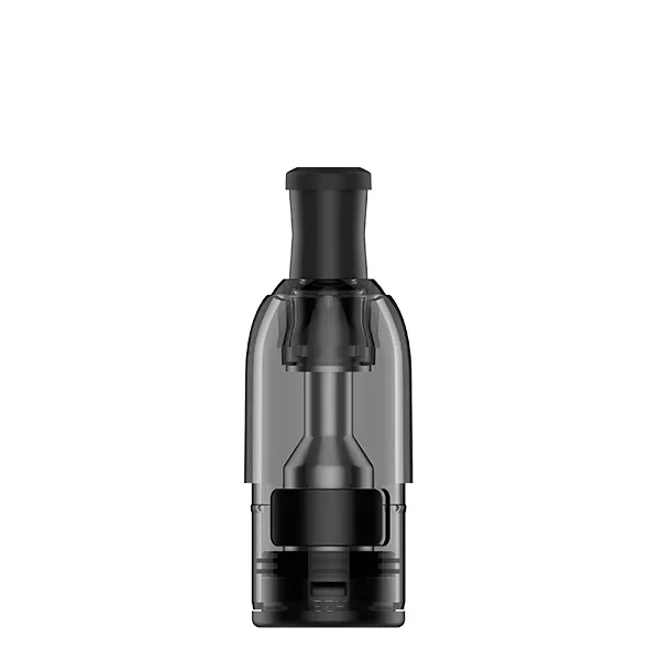 geekvape-wenax-m1-pod-1.jpg GeekVape Wenax M1 Ersatz-Pod – einzelner schwarzer Pod mit transparentem Tank, Seitenansicht