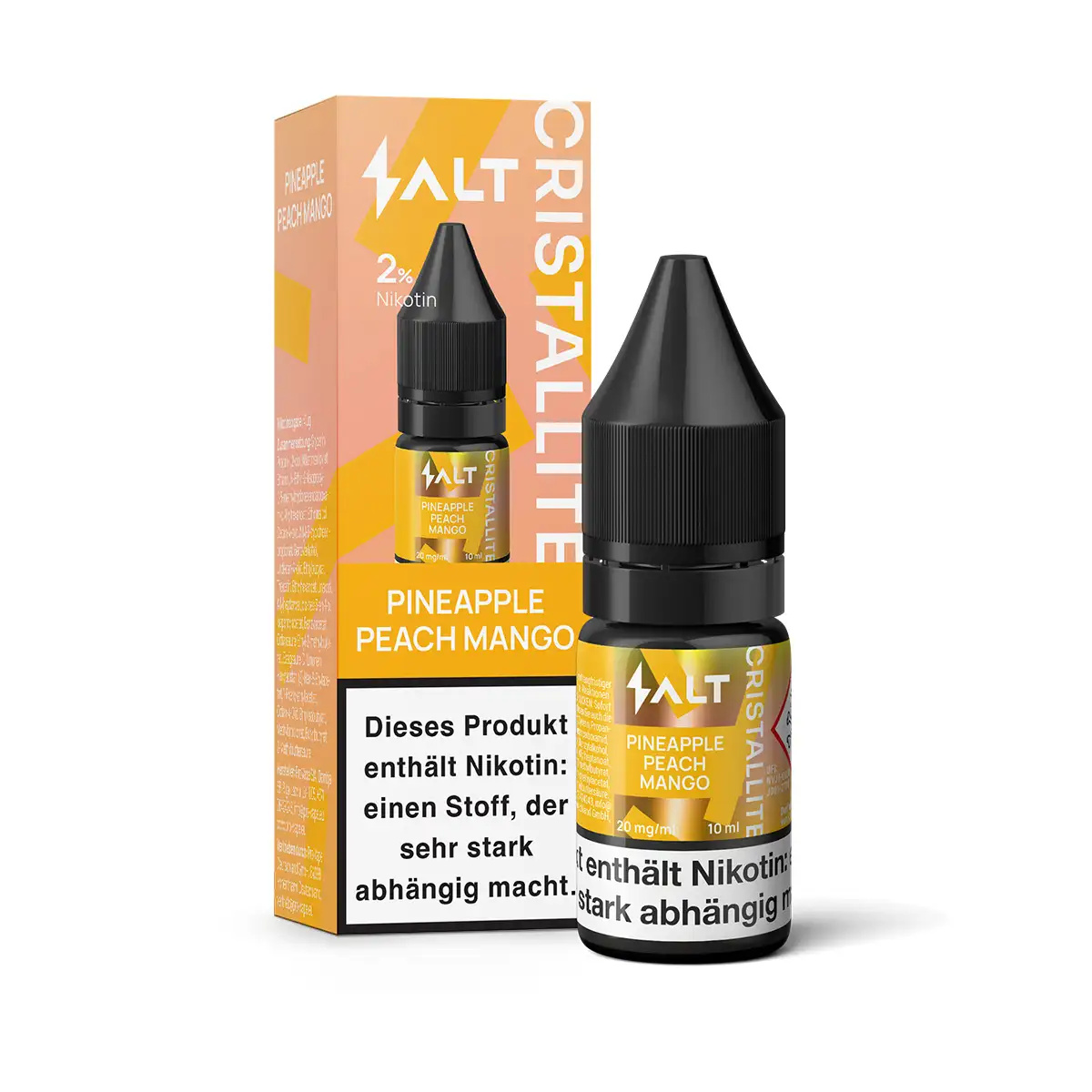 Cristallite - Pineapple Peach Mango - 10ml Nikotinsalz-Liquid
