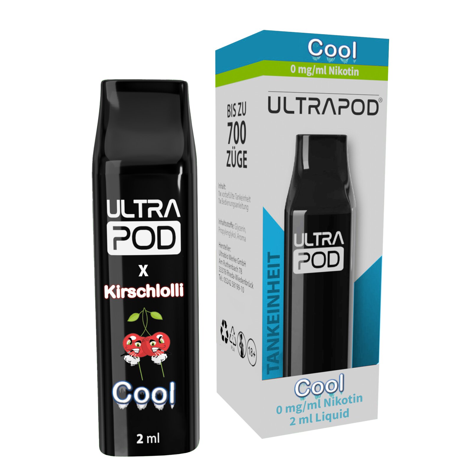 Ultrapod Prefilled Pod - Kirschlolli Cool