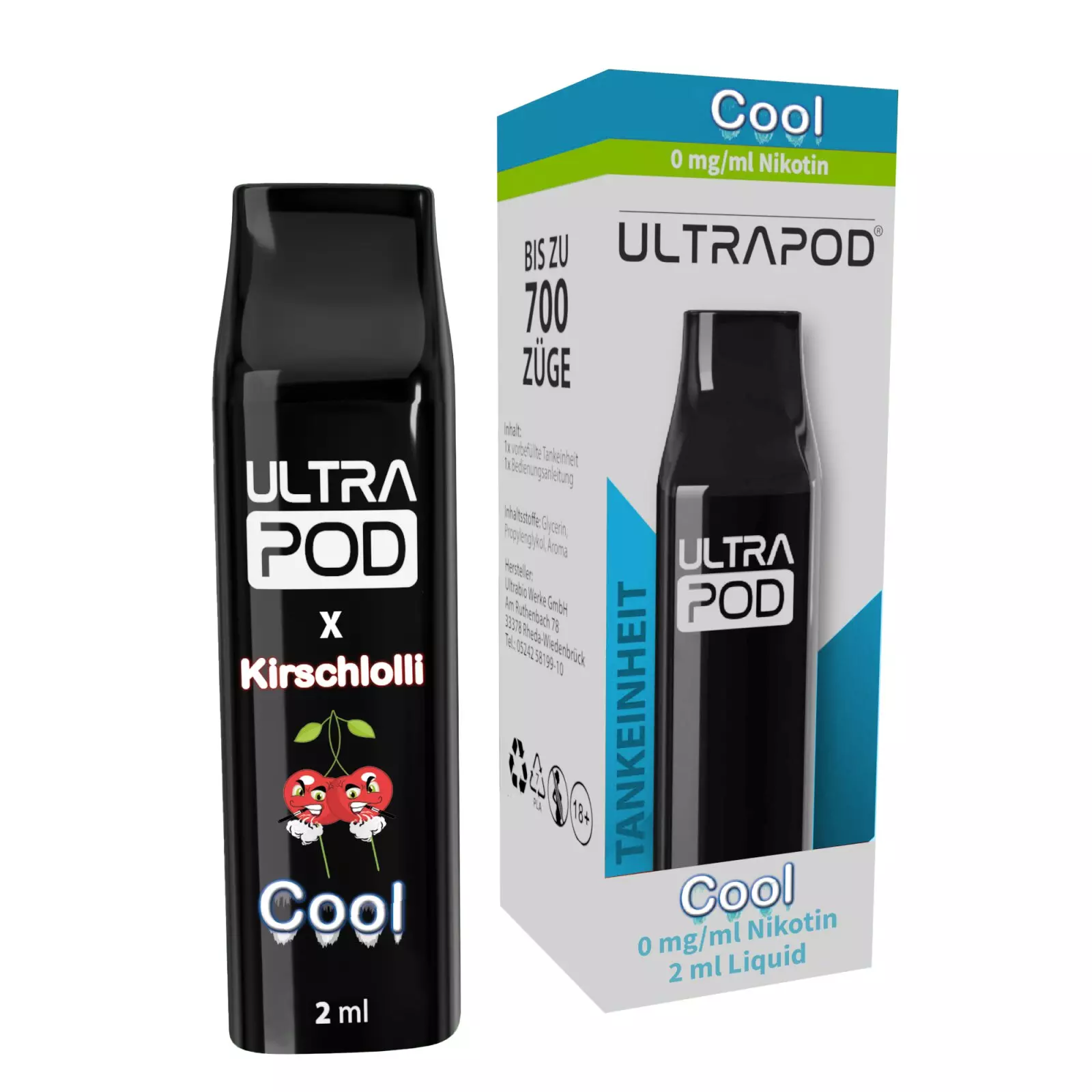 Ultrapod Prefilled Pod - Kirschlolli Cool