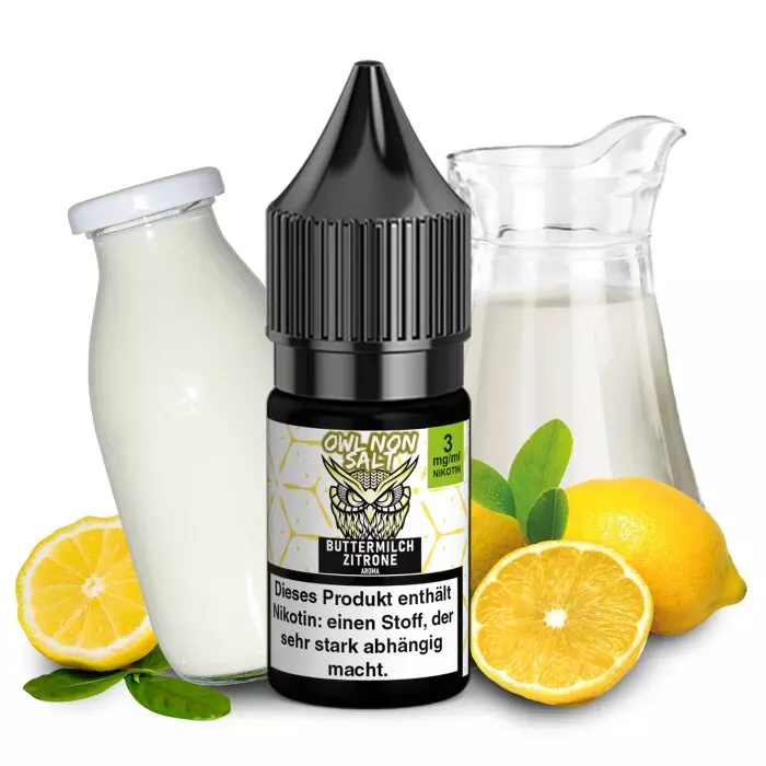 OWL Non-Salt - Buttermilch Zitrone - 10ml Liquid