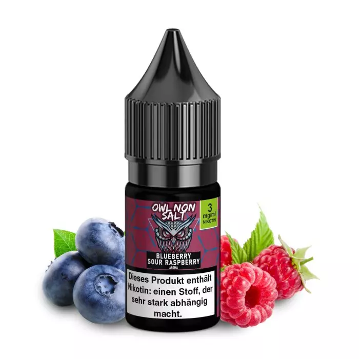 OWL Non-Salt - Blueberry Sour Raspberry - 10ml Liquid