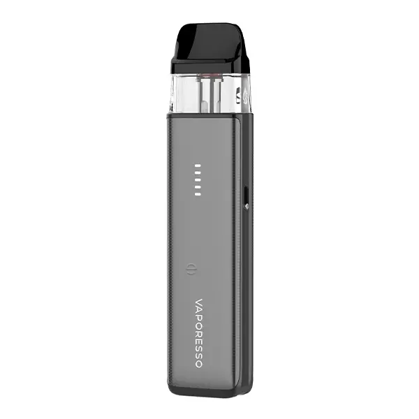 Vaporesso XROS 6 Mini Pod Kit in Grau, schlankes Pod-System, Frontansicht