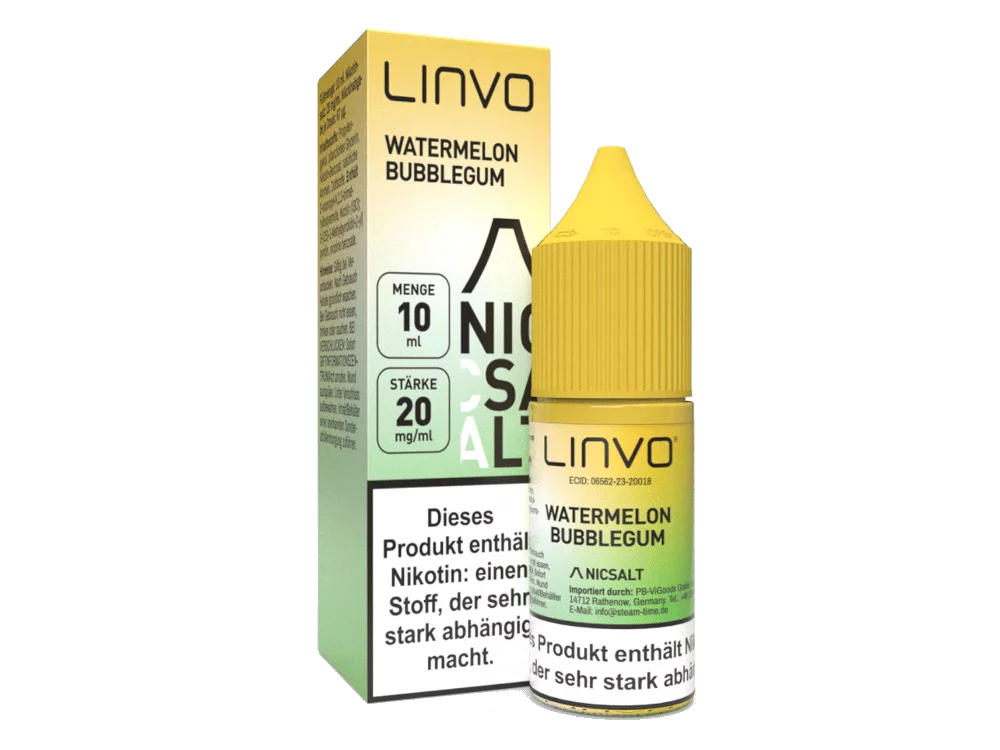 Linvo - Watermelon Bubblegum - 10ml Nikotinsalz Liquid