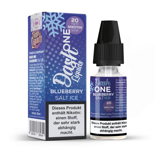 Dash One - Blueberry Ice - 10ml Nikotinsalz Liquid