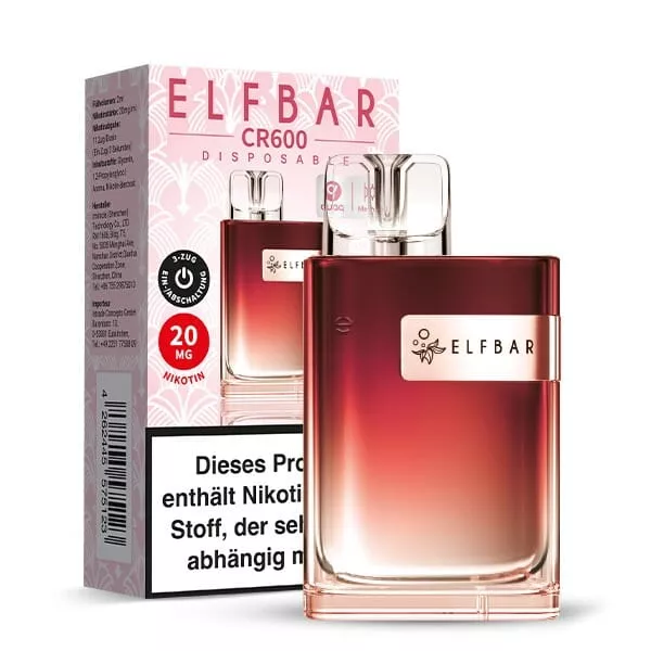 Elfbar CR600 Einweg E-Zigarette - 20mg/ml