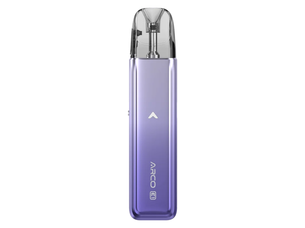 SMOK Arco E1 Pod-System in Violett mit Farbverlauf, kompaktes E-Zigaretten-Set, Vorderansicht
