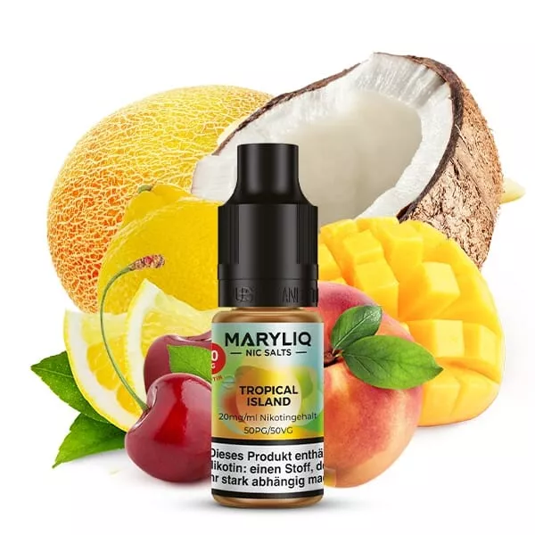 Maryliq Tropical Island - 10ml Nikotinsalz-Liquid