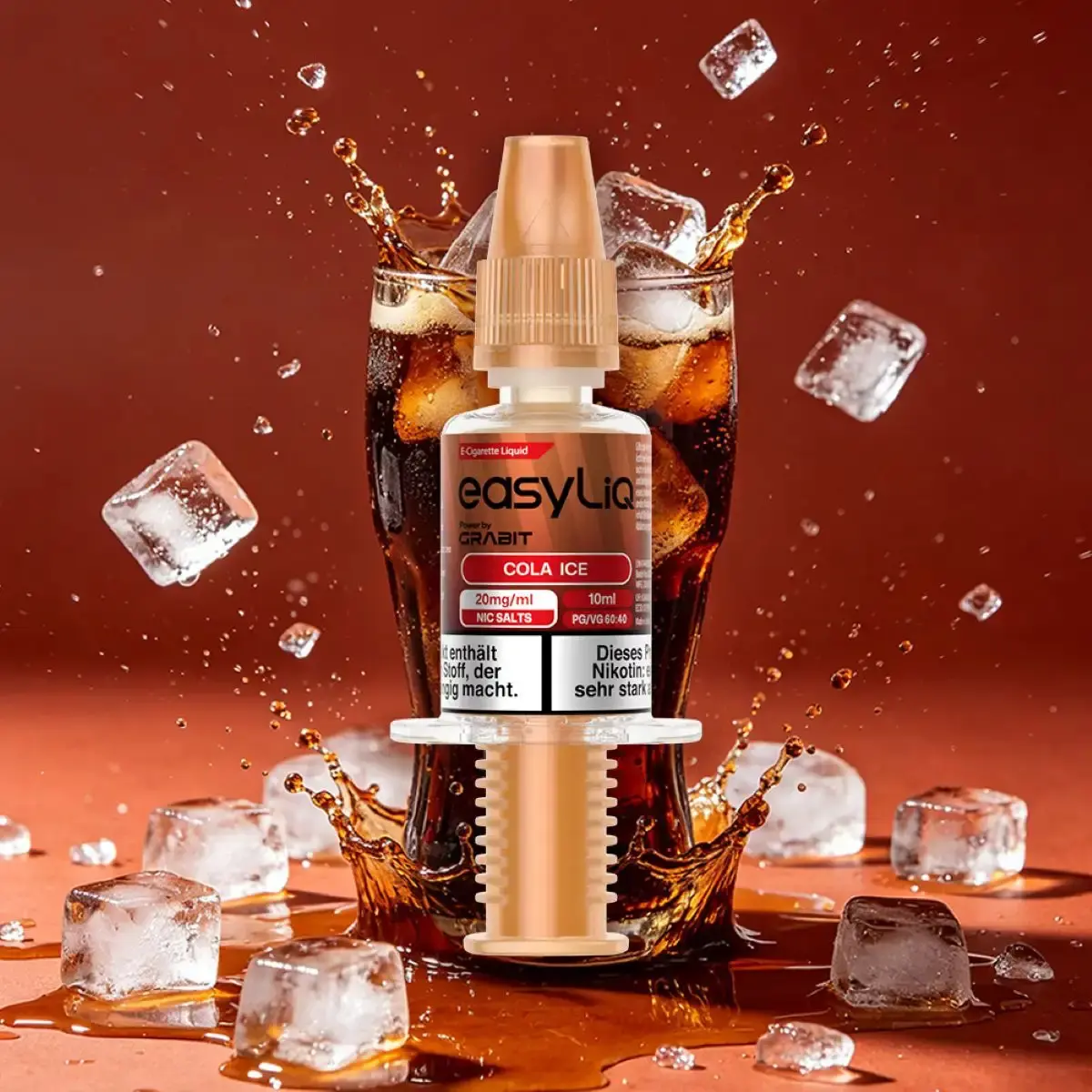 easyLIQ Cola Ice - 10ml Nikotinsalz-Liquid