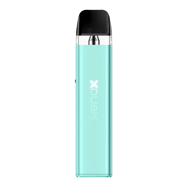 geekvape-wenax-q-mini-kit-3.jpg GeekVape Wenax Q Mini Kit in Mint-Türkis – schlankes Pod-System mit aufgestecktem Pod, Frontansicht