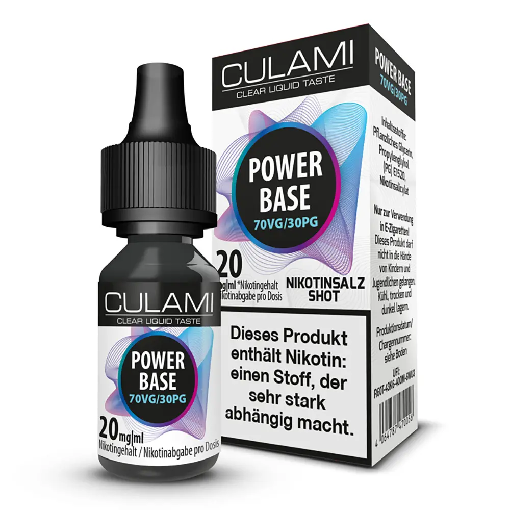 Culami Nikotinsalz Shot - 70/30 - 20mg/ml NicSalt