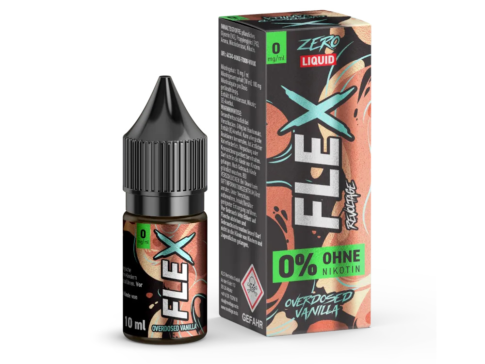 Flex - Overdosed Vanilla 10ml Nikotinsalz Liquid