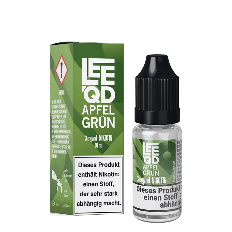 LEEQD - Fruit Apfel grün - 10ml Liquid
