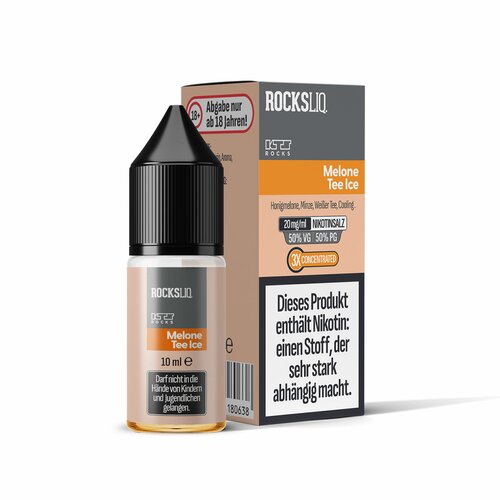 Rocksliq - Melone Tee Ice - 10ml Nikotinsalzliquid