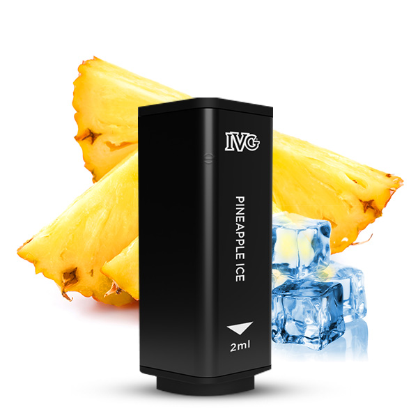 2x IVG 2400 4 Pod System Prefilled Pod - Pineapple Ice 20mg/ml
