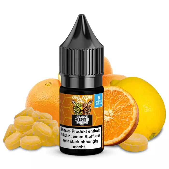 OWL Non-Salt - Orange Zitronenbonbon - 10ml Liquid