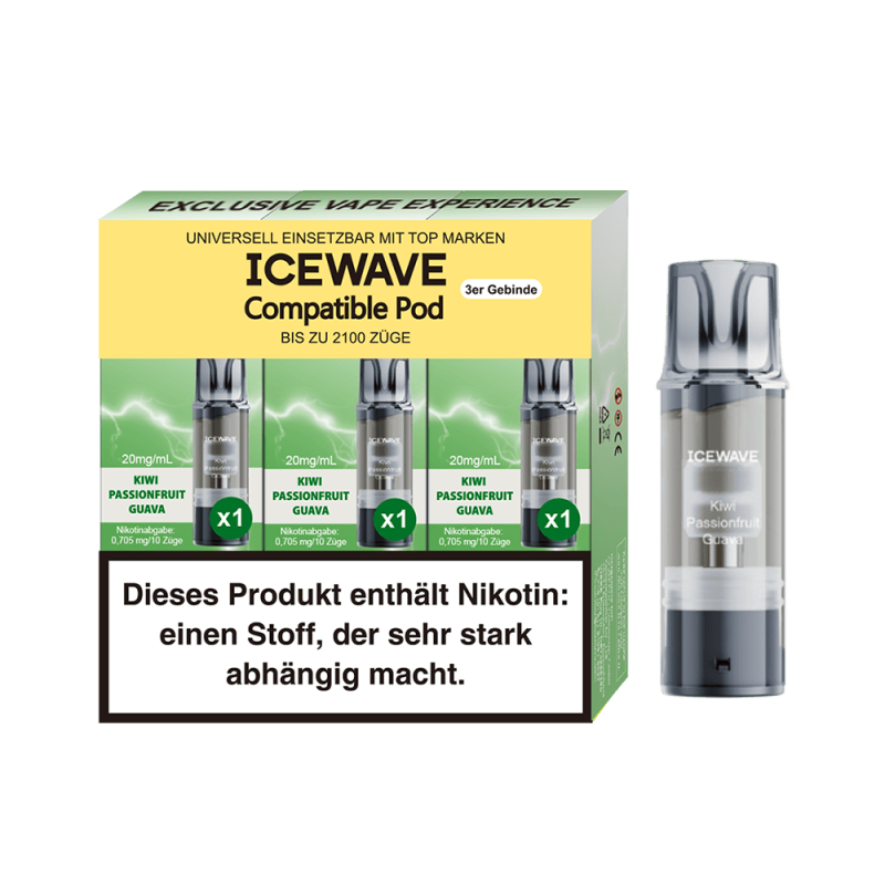 Icewave Prefilled Pod - Kiwi Passionsfruit Guava