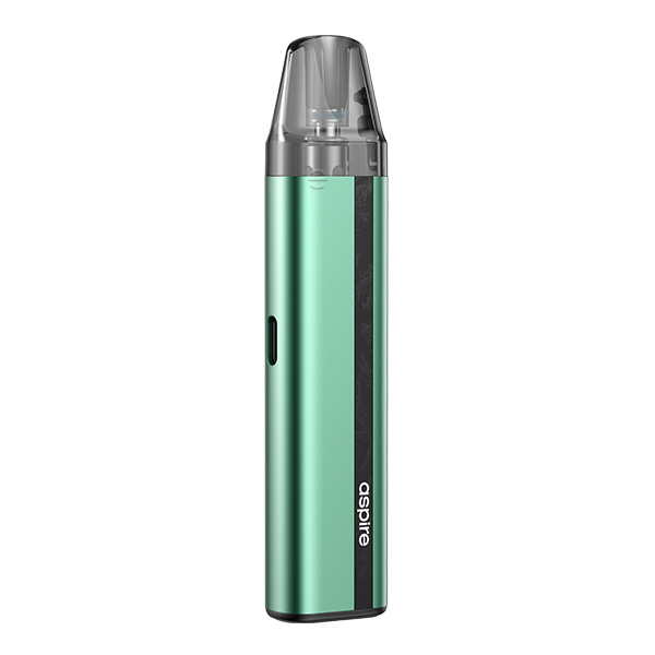 Aspire Flexus SE Pod Kit in Jadegrün – schlankes Stabdesign mit aufgestecktem Pod, Vorderansicht
