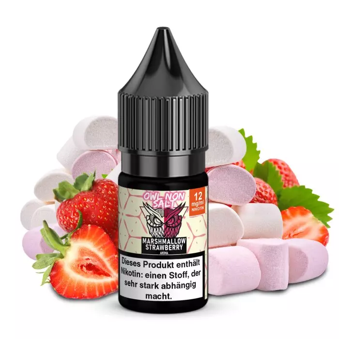 OWL Non-Salt - Marshmallow Strawberry - 10ml Liquid