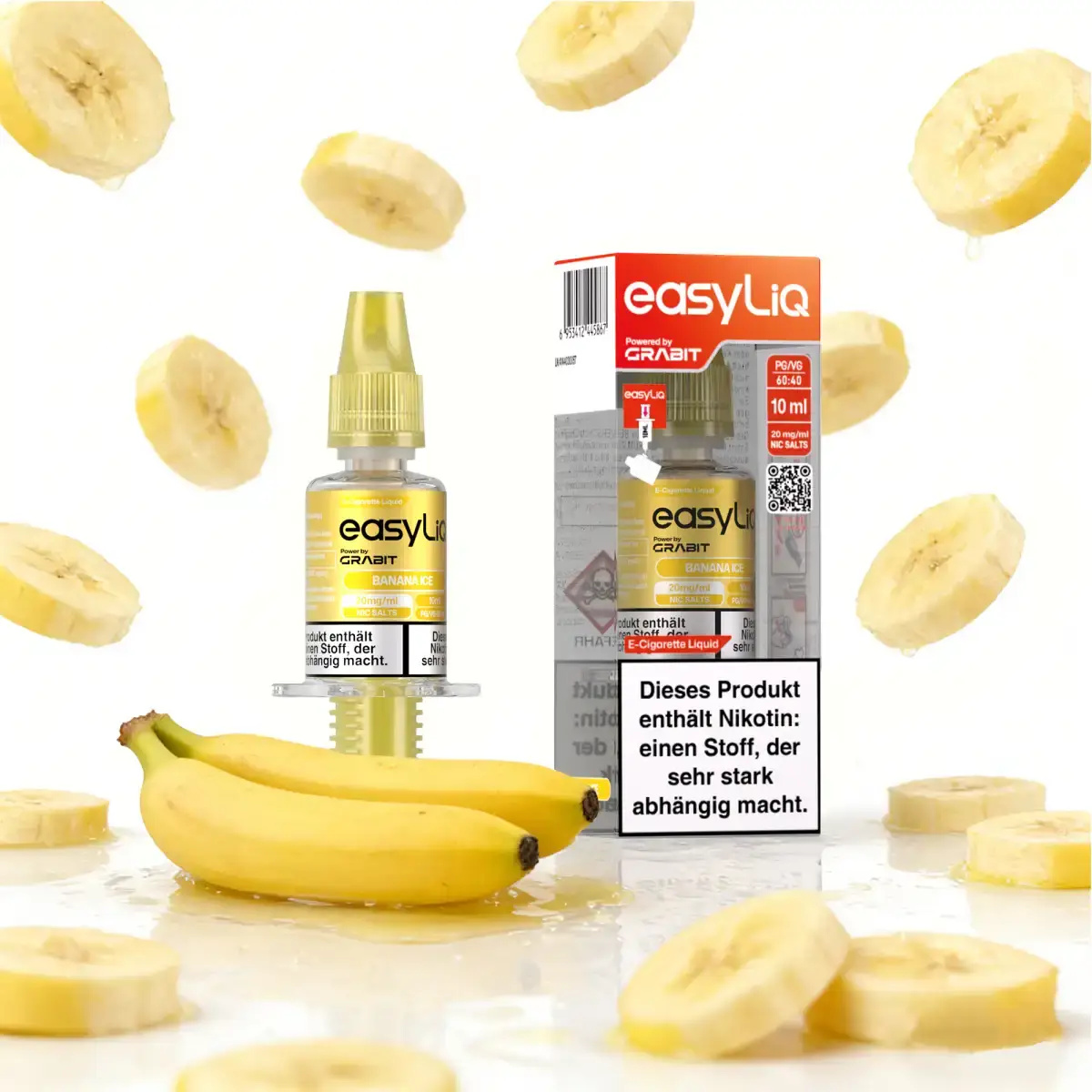 easyLIQ Banana Ice - 10ml Nikotinsalz-Liquid