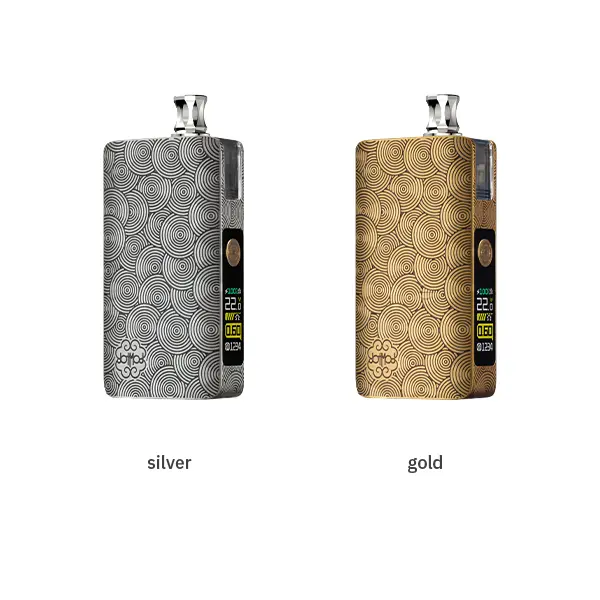 DotMod dotPod Max Kit Ripple Edition – Vergleich Silber und Gold nebeneinander
