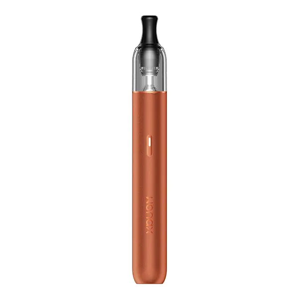 GeekVape Wenax M2 Pod Kit in Orange-Braun, schlankes Stift-Design