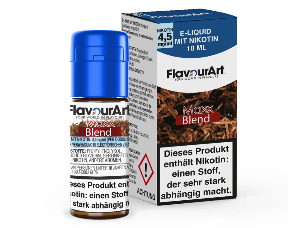 FlavourArt_Liquid_Maxx-Blend_4-5_mg_Flasche_Packung_1000x750.png Maxx Blend - 10ml Liquid