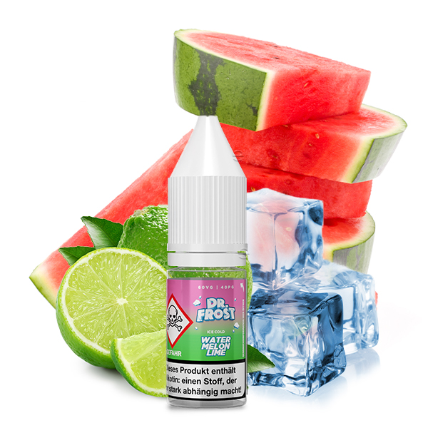 Ice Cold Watermelon Lime - 10ml Nikotinsalz-Liquid 20mg/ml