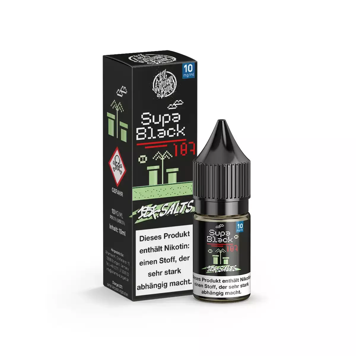 Supa Black - 10ml Nikotinsalz-Liquid Supa Black - 10ml Nikotinsalz-Liquid